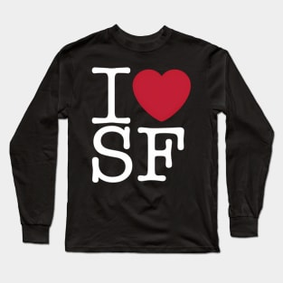 I Love San Francisco Long Sleeve T-Shirt